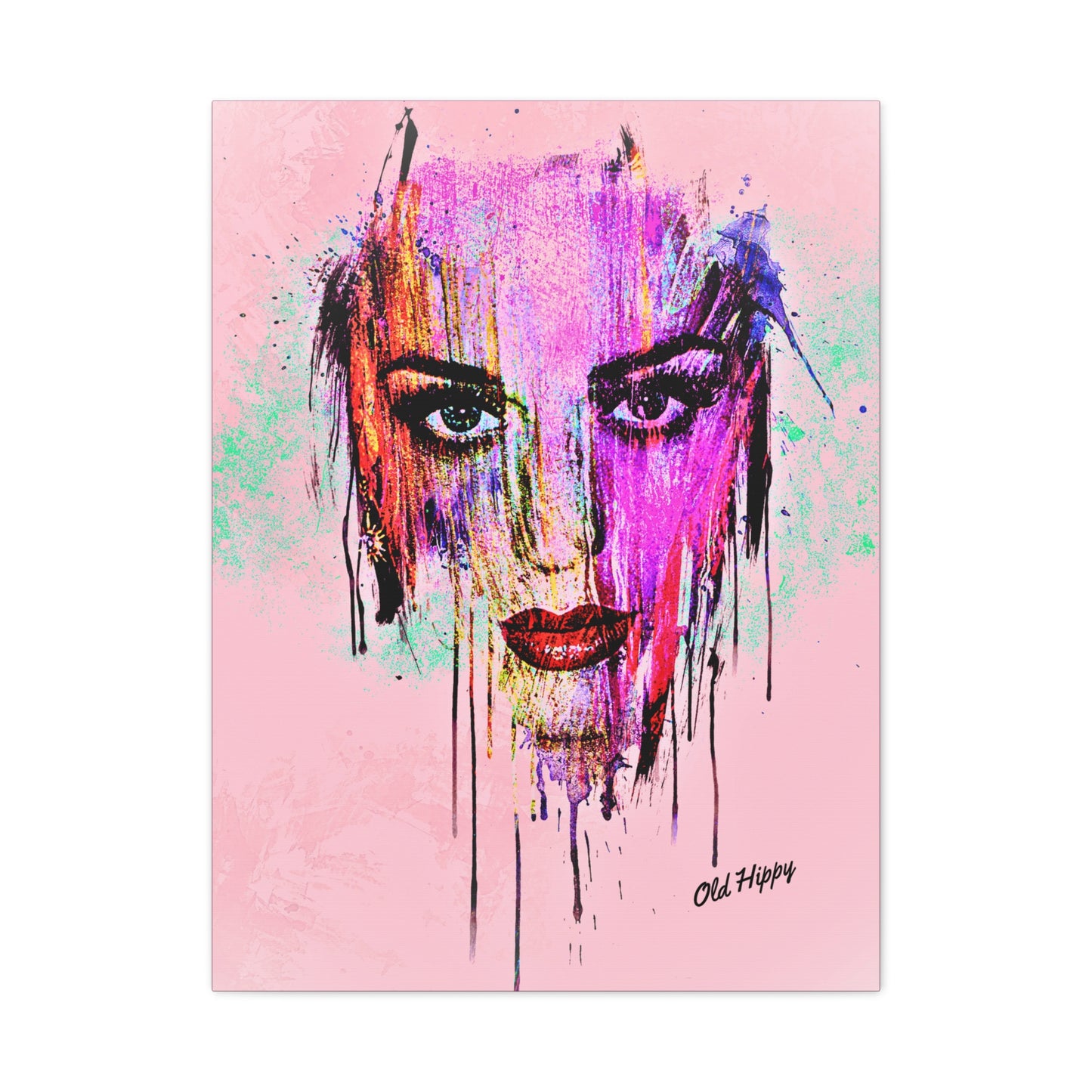Drift Muse AI Canvas Wall Art by Old Hippy