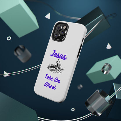 Jesus Take the Wheel Phone Case — Christian Impact-Resistant iPhone Case