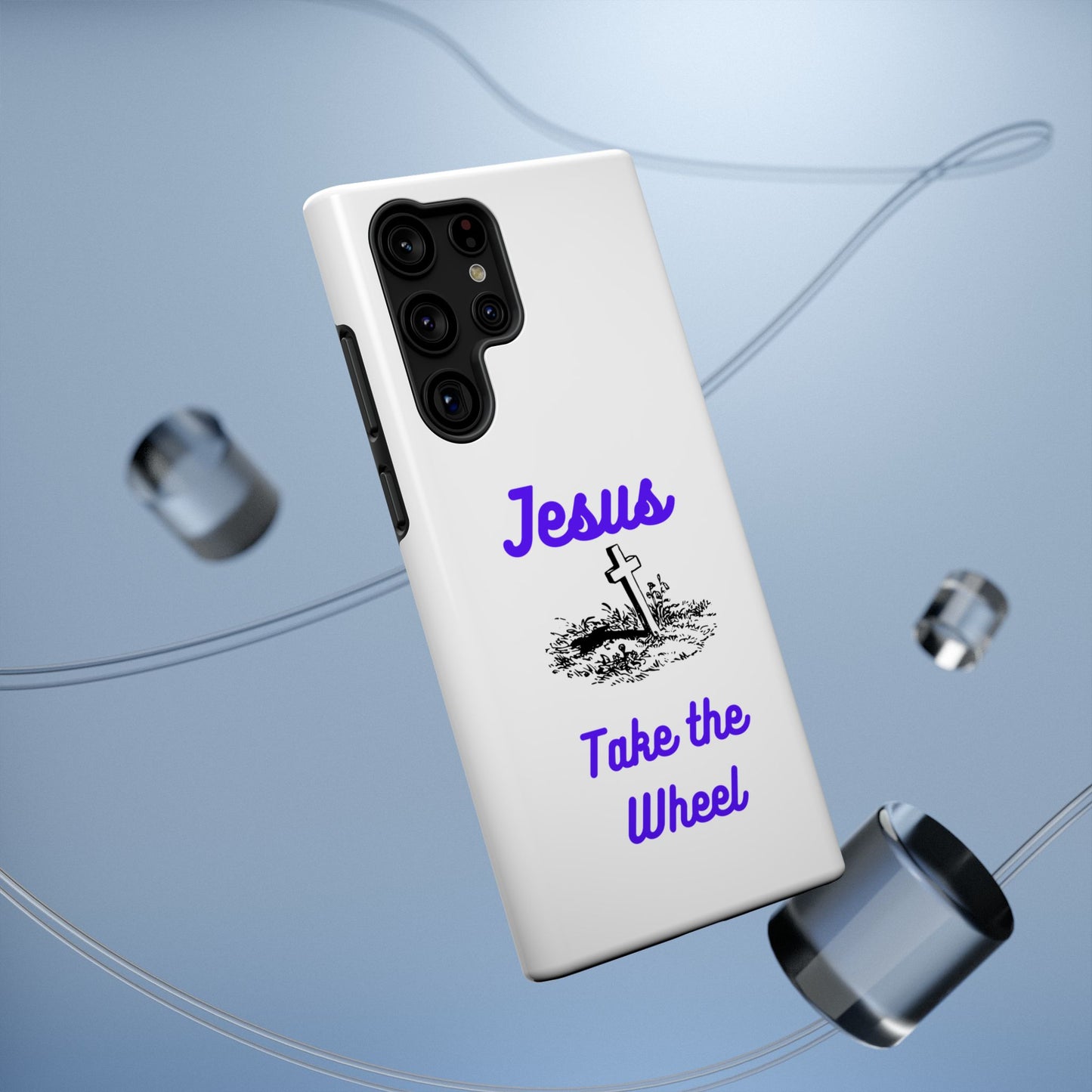 Jesus Take the Wheel Phone Case — Christian Impact-Resistant iPhone Case