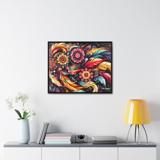 Abstract Vision 3 Framed Canvas Wrap