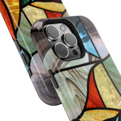 Stained Glass Impact Phone Case — Colorful Mosaic Protective Cover