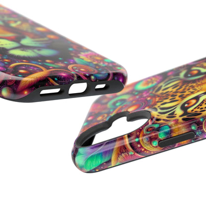 Leopard Psychedelic Phone Case — Vibrant Impact-Resistant iPhone Cover
