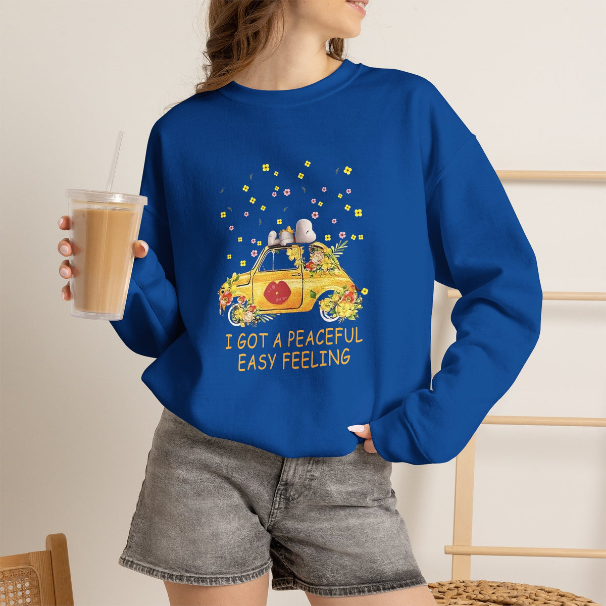 I've Got a Peaceful Easy Feeling Unisex Crewneck Sweatshirt