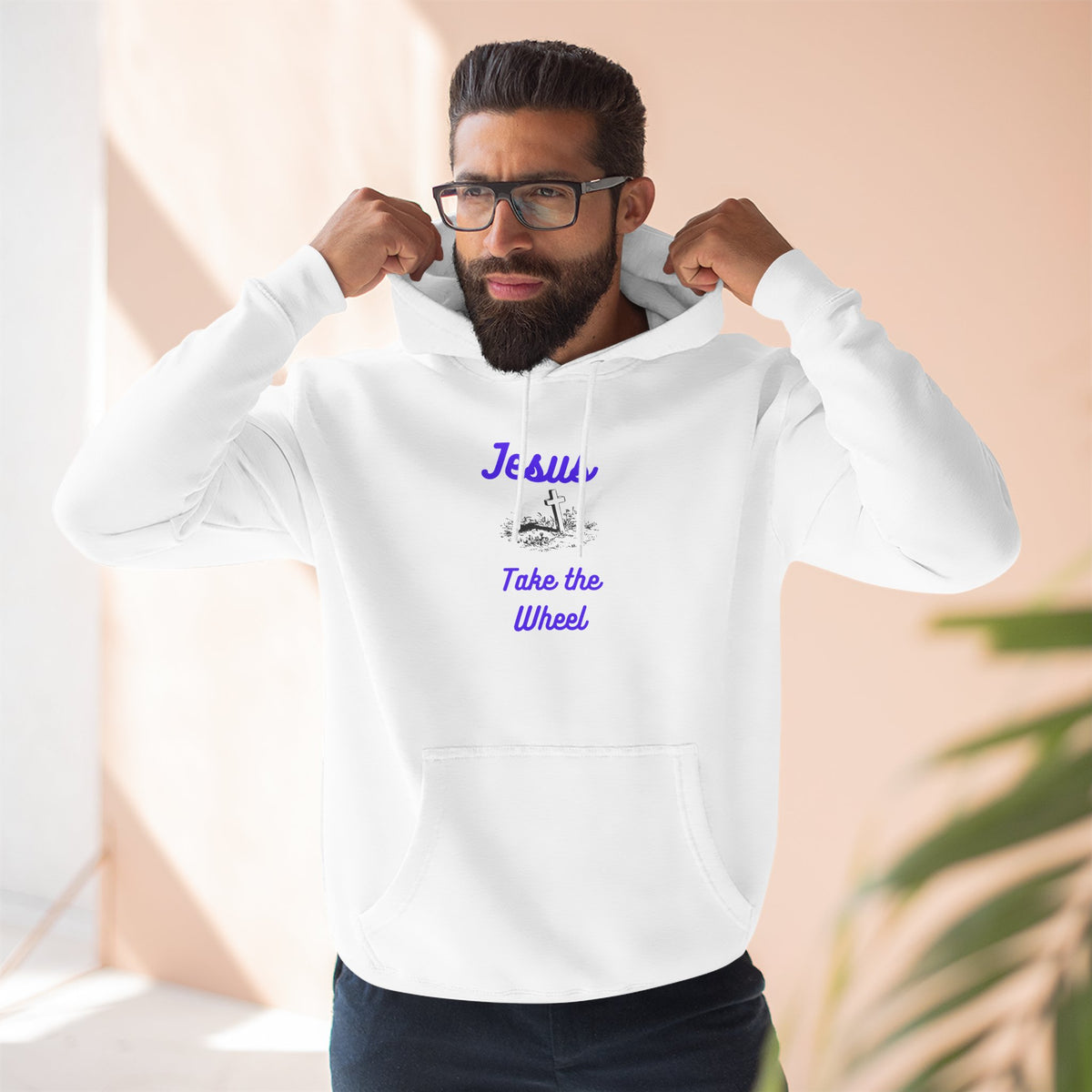 Jesus Take the Wheel Hoodie — Christian Faith Graphic Hoodie