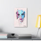 Woman in Blue Canvas Wall Art