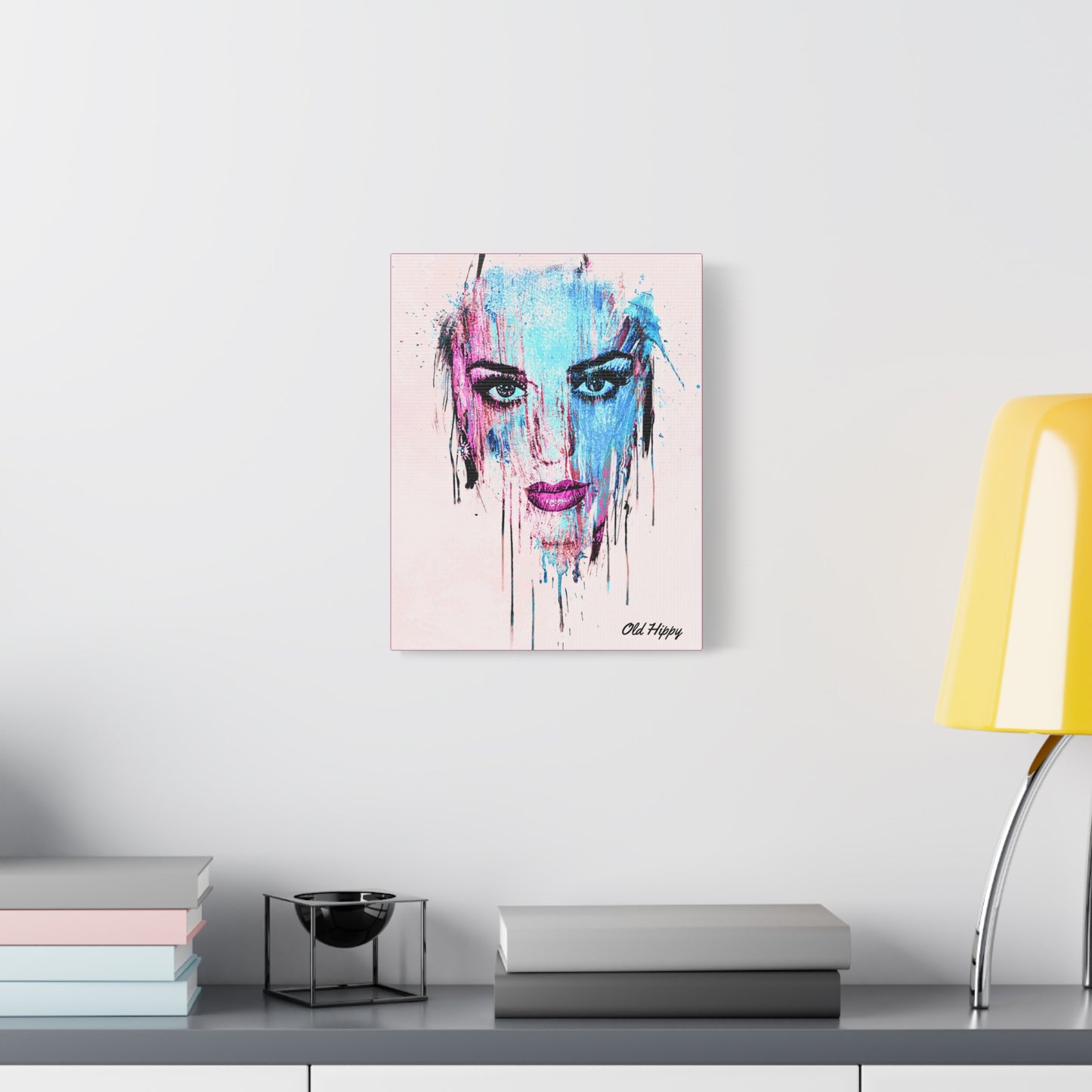 Electric Gaze Canvas Wall Art
