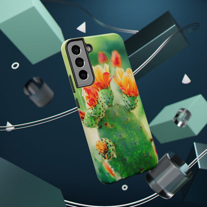 Cactus Bloom Phone Case — Impact-Resistant Floral iPhone Cover