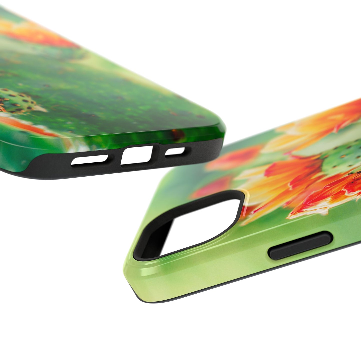 Cactus Bloom Phone Case — Impact-Resistant Floral iPhone Cover