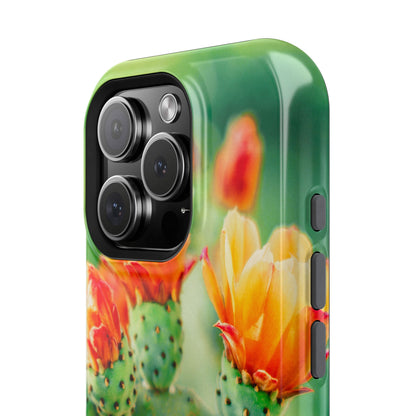 Cactus Bloom Phone Case — Impact-Resistant Floral iPhone Cover