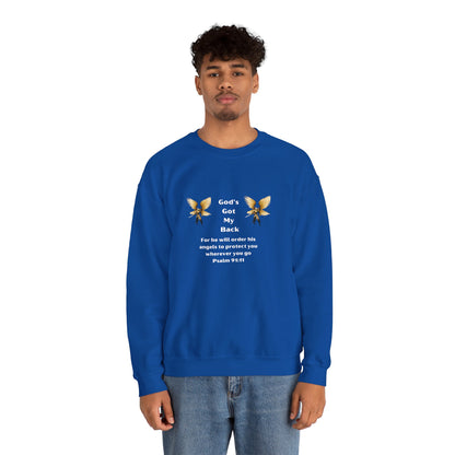 God's Got  My Back Crewneck Sweatshirt
