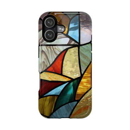Stained Glass Impact Phone Case — Colorful Mosaic Protective Cover