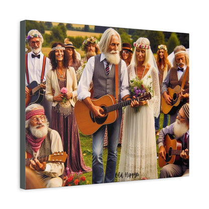 Never Too Old for Love Canvas Wall Art