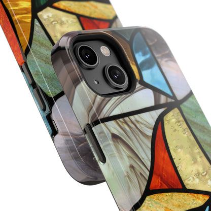 Stained Glass Impact Phone Case — Colorful Mosaic Protective Cover