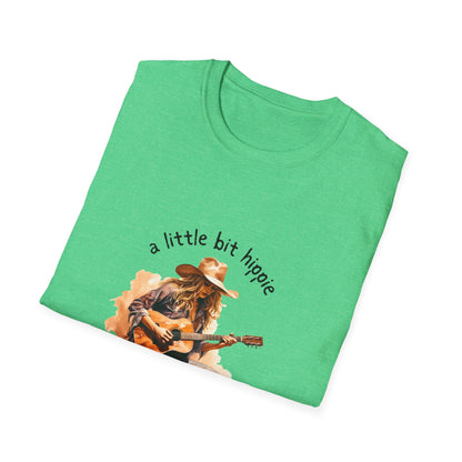 Little Bit Hippie Whole Lotta Cowgirl Softstyle T-Shirt