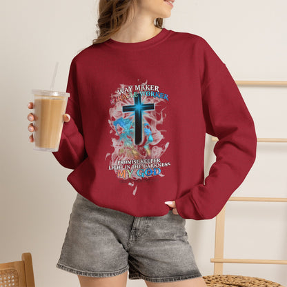 Way Maker Miracle Worker Unisex Crewneck Sweatshirt