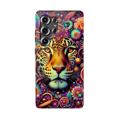 Leopard Psychedelic Phone Case — Vibrant Impact-Resistant iPhone Cover