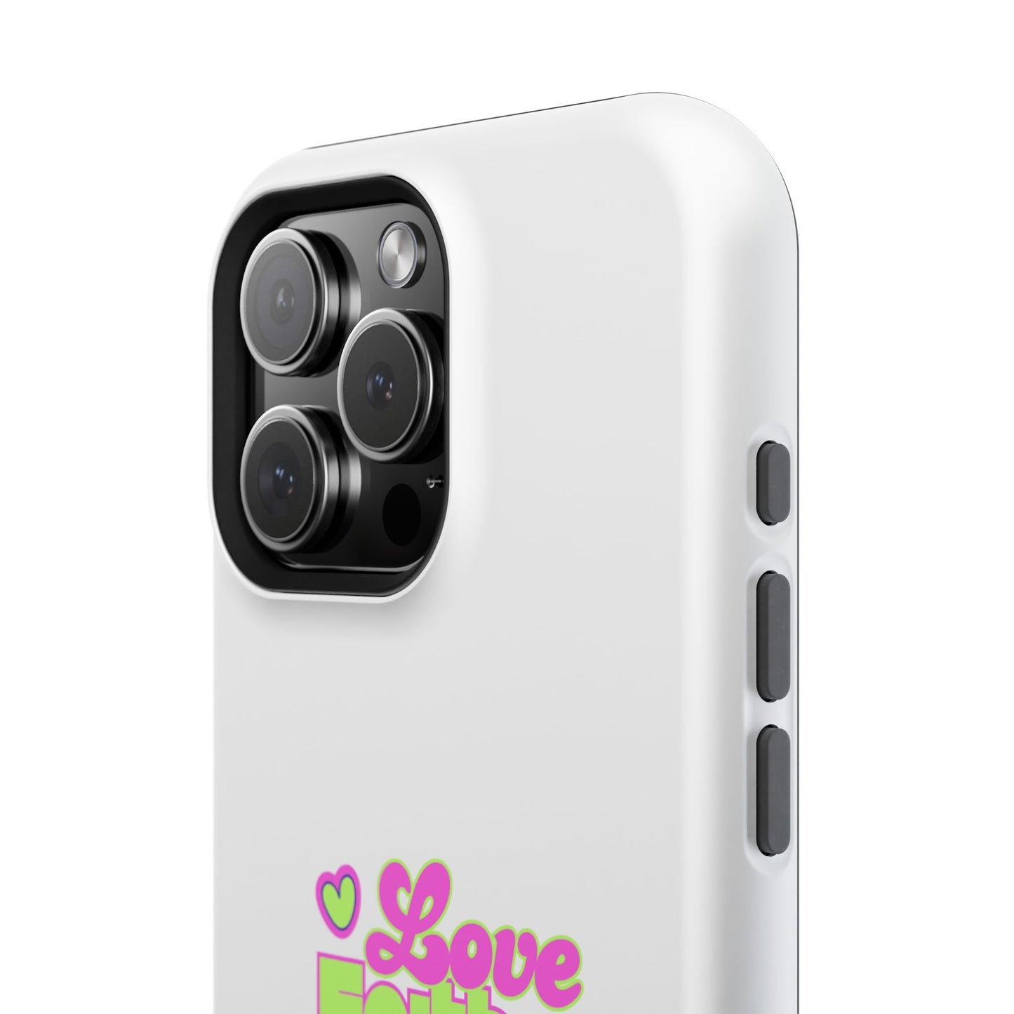 Impact-Resistant Phone Case — "Love Faith Hope" 1 Corinthians 13:13 Christian Protective Cover