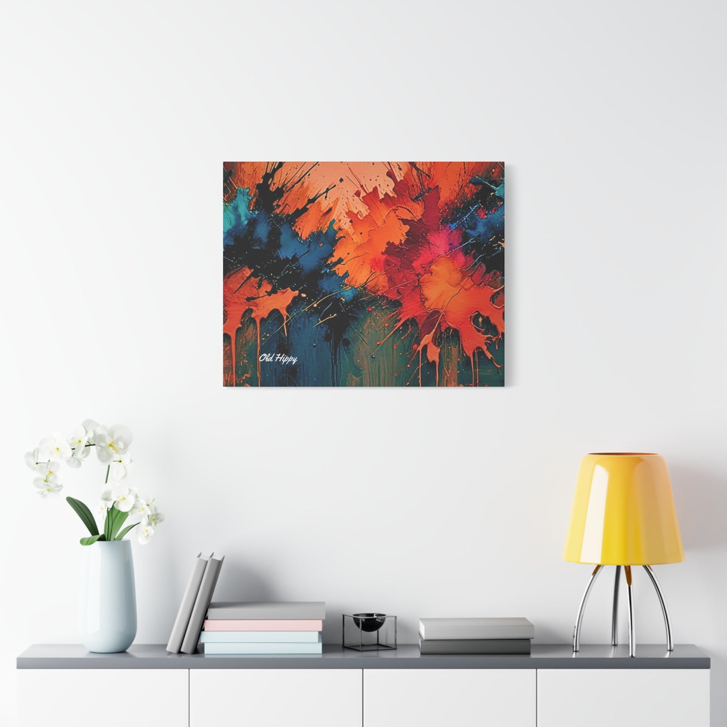 When Love Feels Like Leaving Abstract Canvas Art