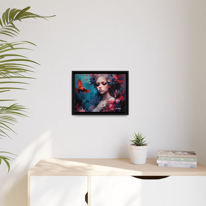 "Where Prayers Become Flight" Framed Canvas Art