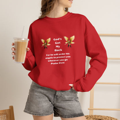 God's Got  My Back Crewneck Sweatshirt