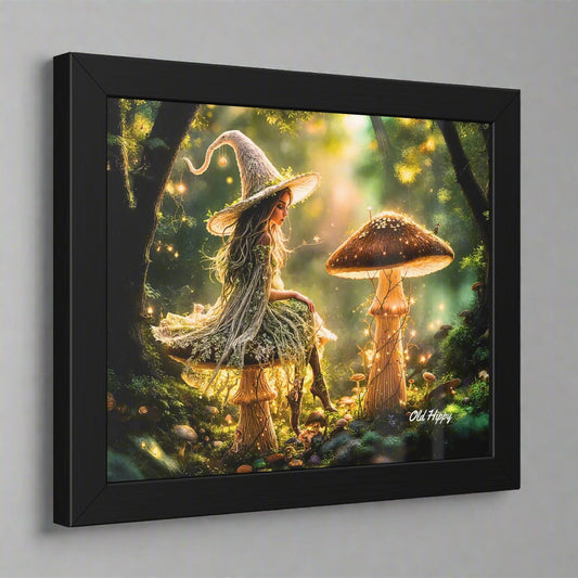 Mistress of the Enchanted Forest Wood Framed Quality Poster Print