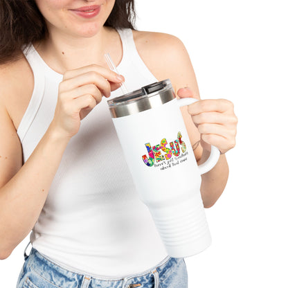 “Jesus – There's Just Something About That Name” 40 oz Travel Mug
