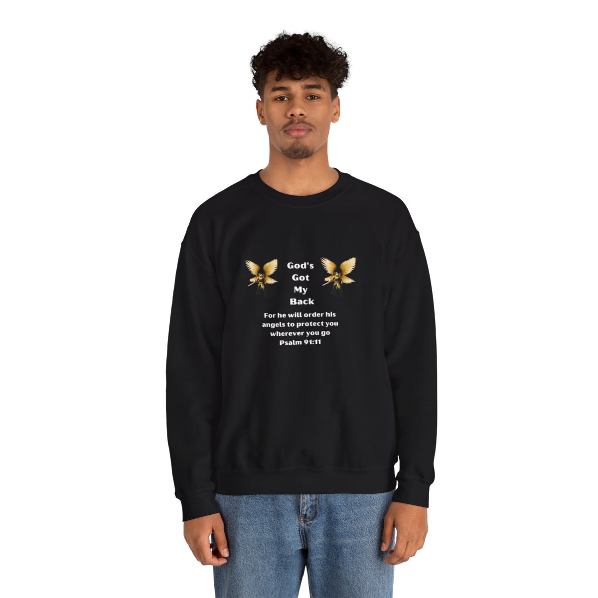 God's Got  My Back Crewneck Sweatshirt