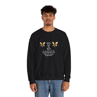 God's Got  My Back Crewneck Sweatshirt