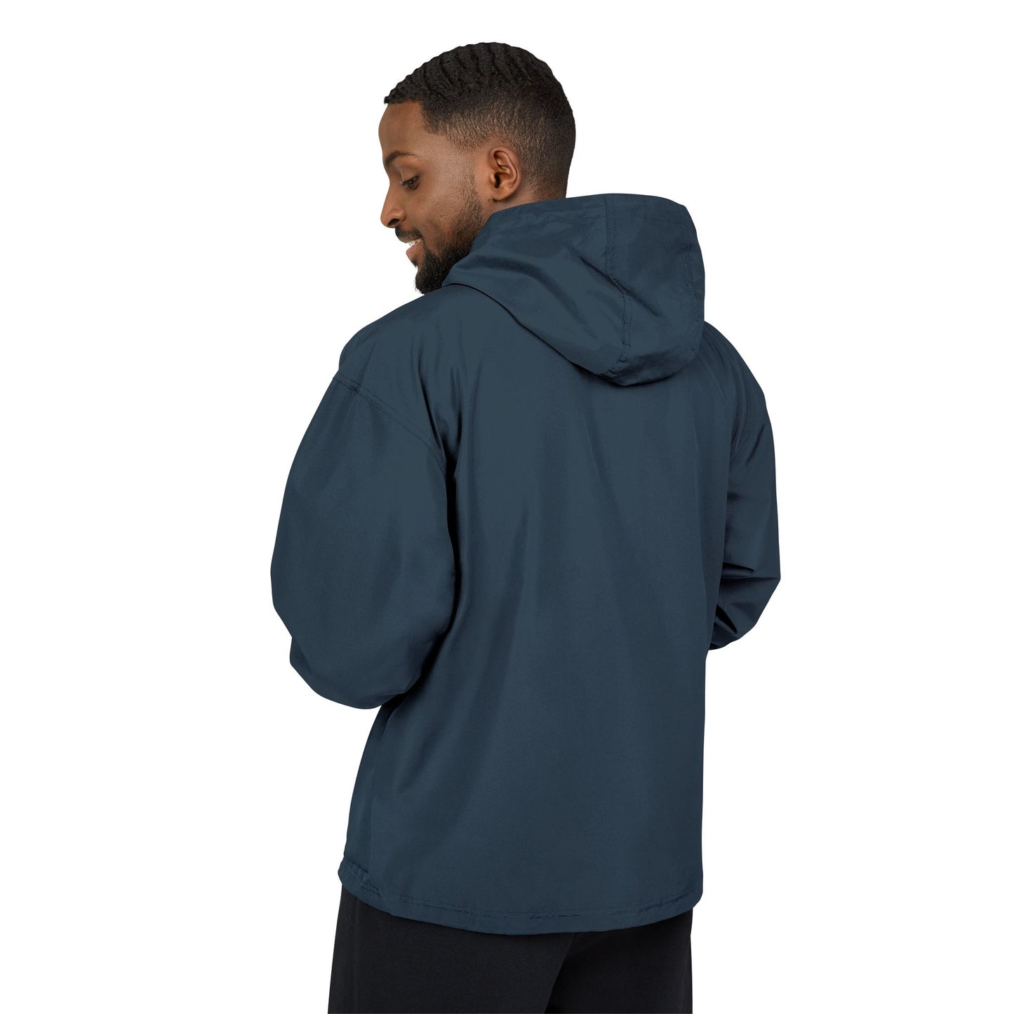 Packable Anorak Jacket — Minimal Reflective "John 3:16" Logo Windbreaker
