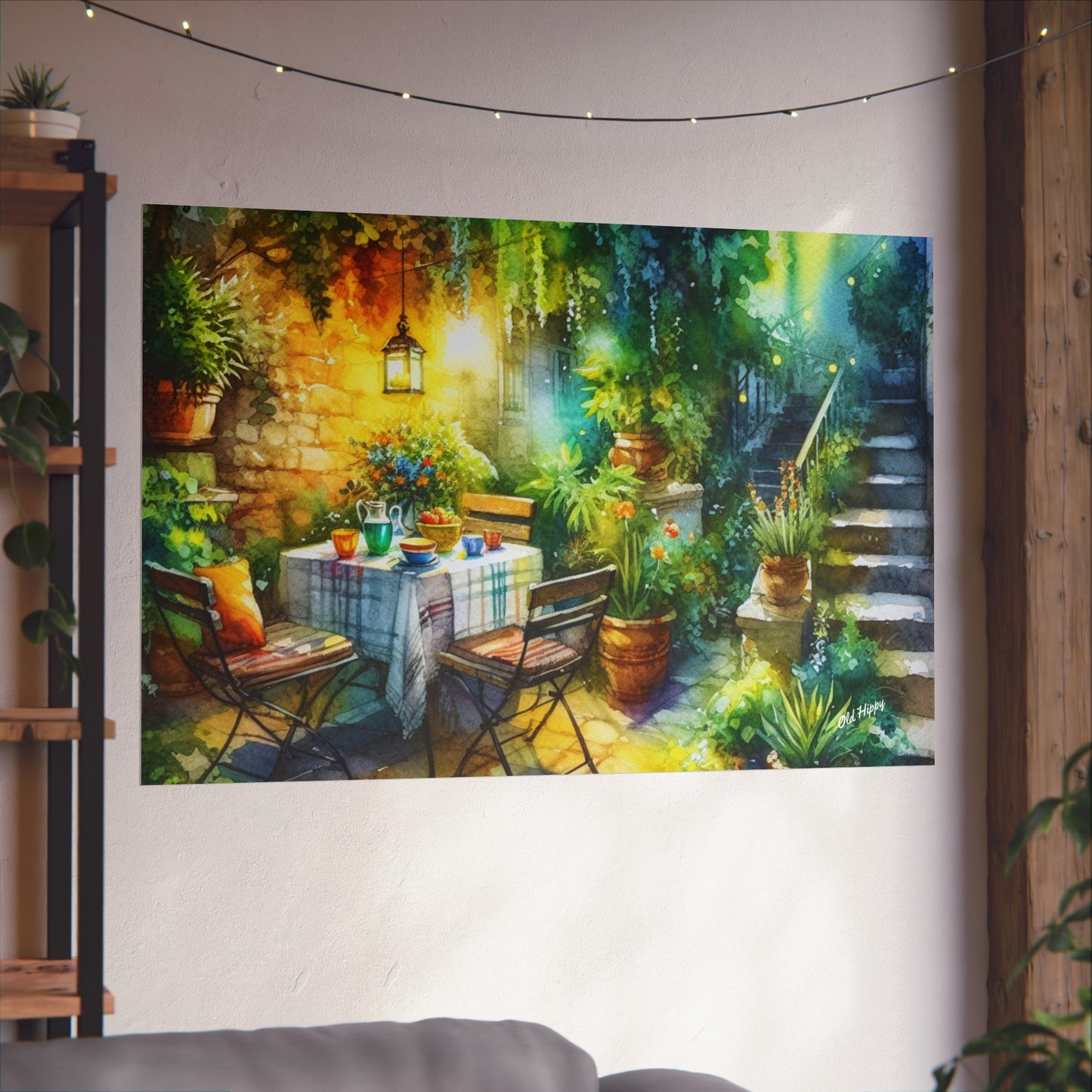 Serene Garden #2 Fine Art by Old Hippy
