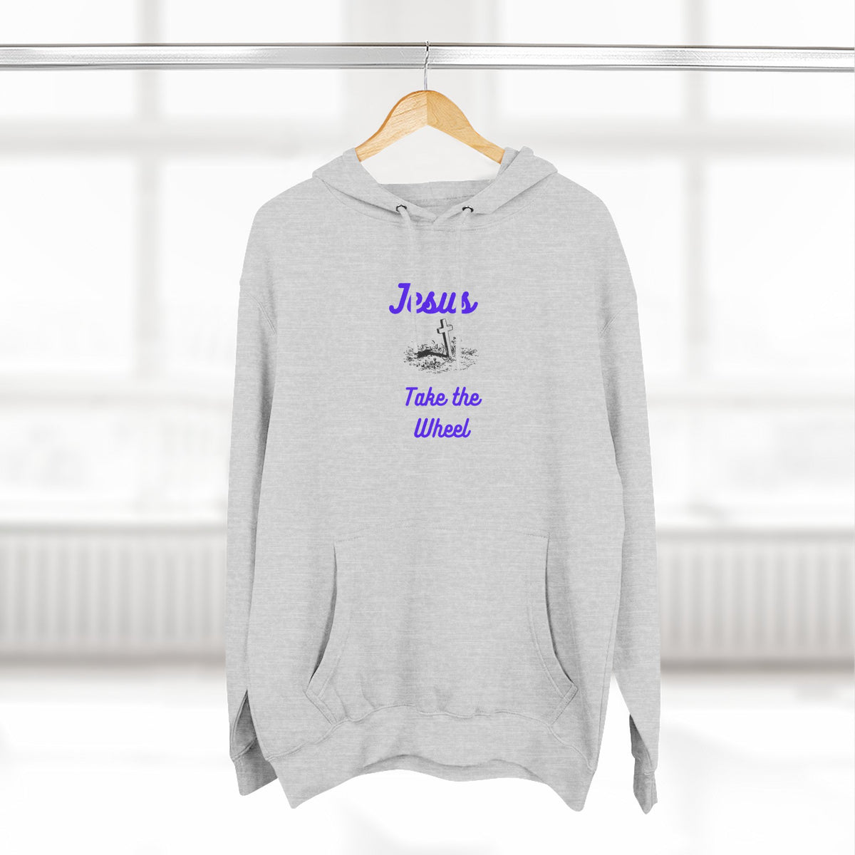 Jesus Take the Wheel Hoodie — Christian Faith Graphic Hoodie