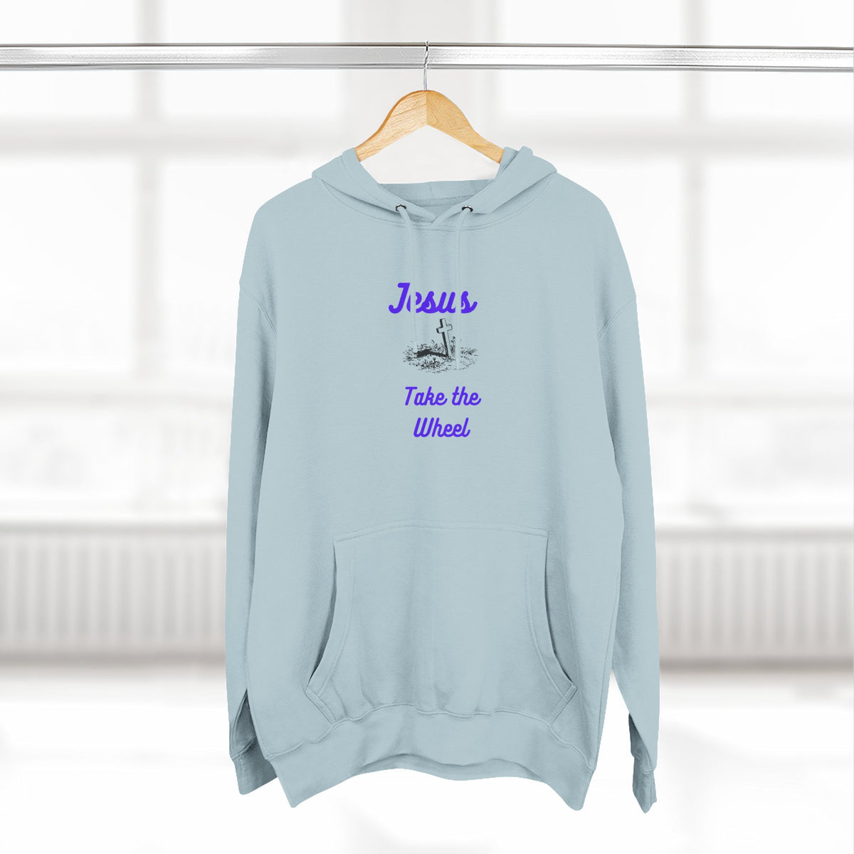 Jesus Take the Wheel Hoodie — Christian Faith Graphic Hoodie