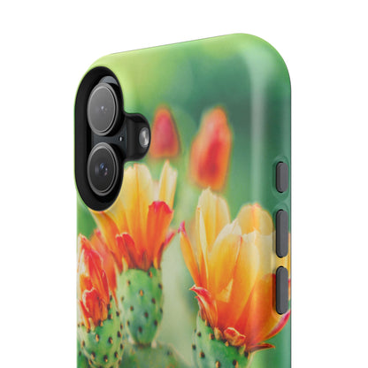 Cactus Bloom Phone Case — Impact-Resistant Floral iPhone Cover