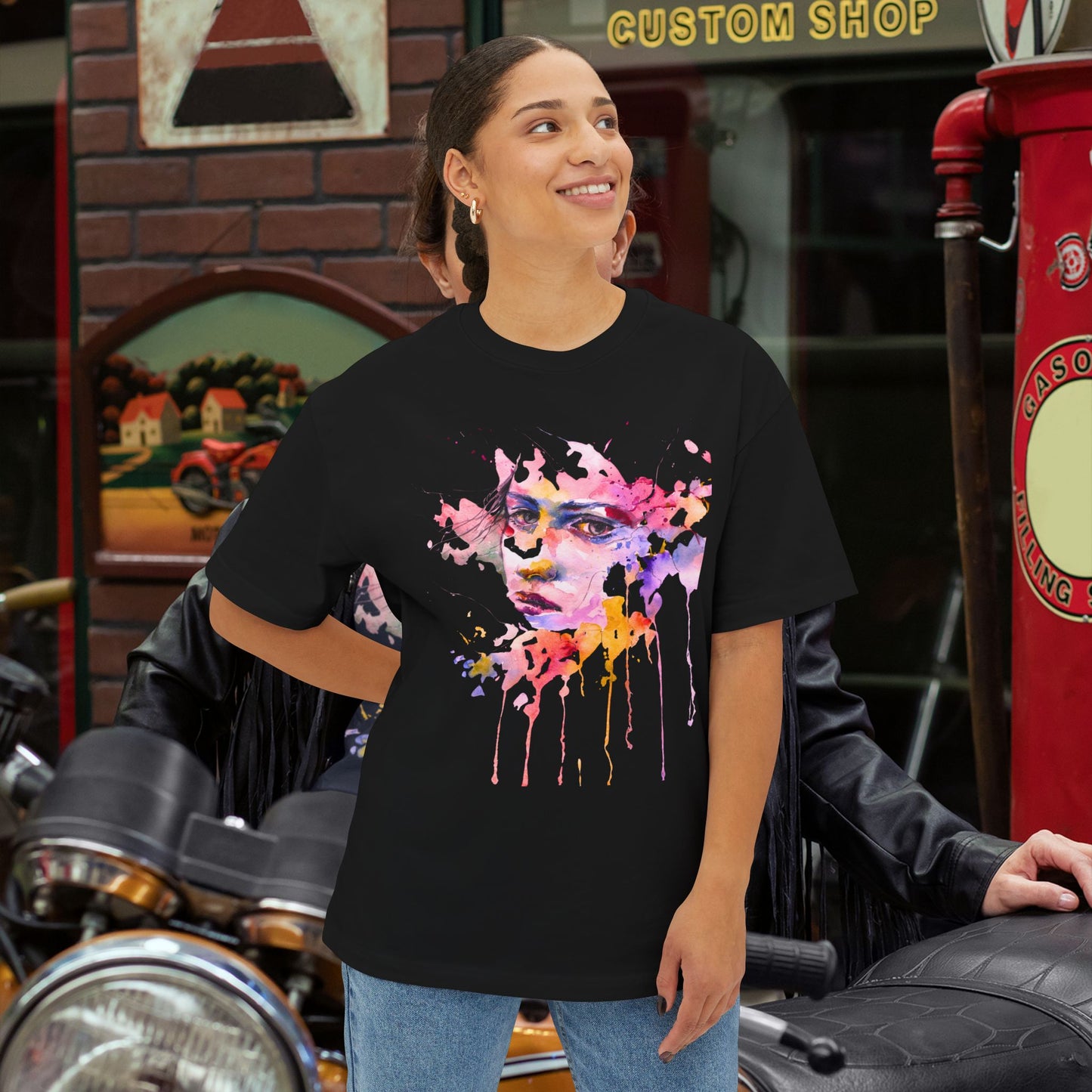 Girl in Color Abstract Tshirt