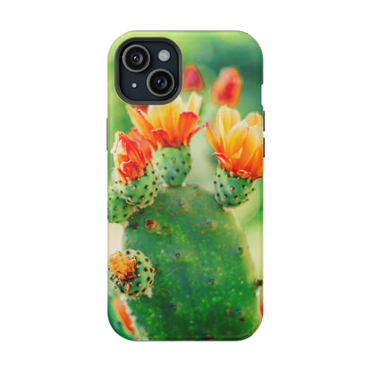 Cactus Bloom Phone Case — Impact-Resistant Floral iPhone Cover