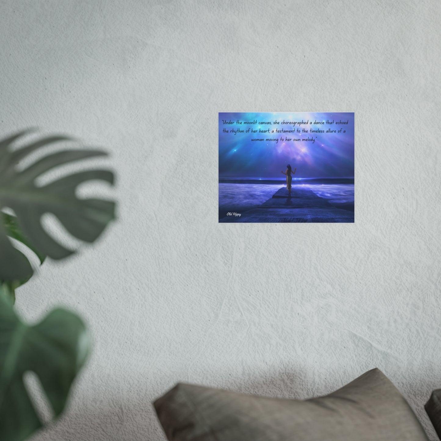 Moving to Her Own Melody Satin and Archival Matte Poster