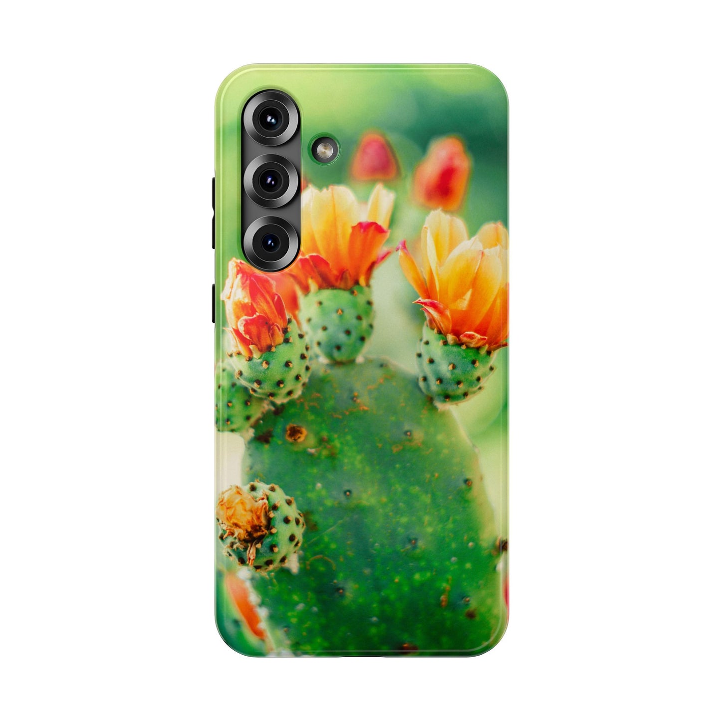 Cactus Bloom Phone Case — Impact-Resistant Floral iPhone Cover