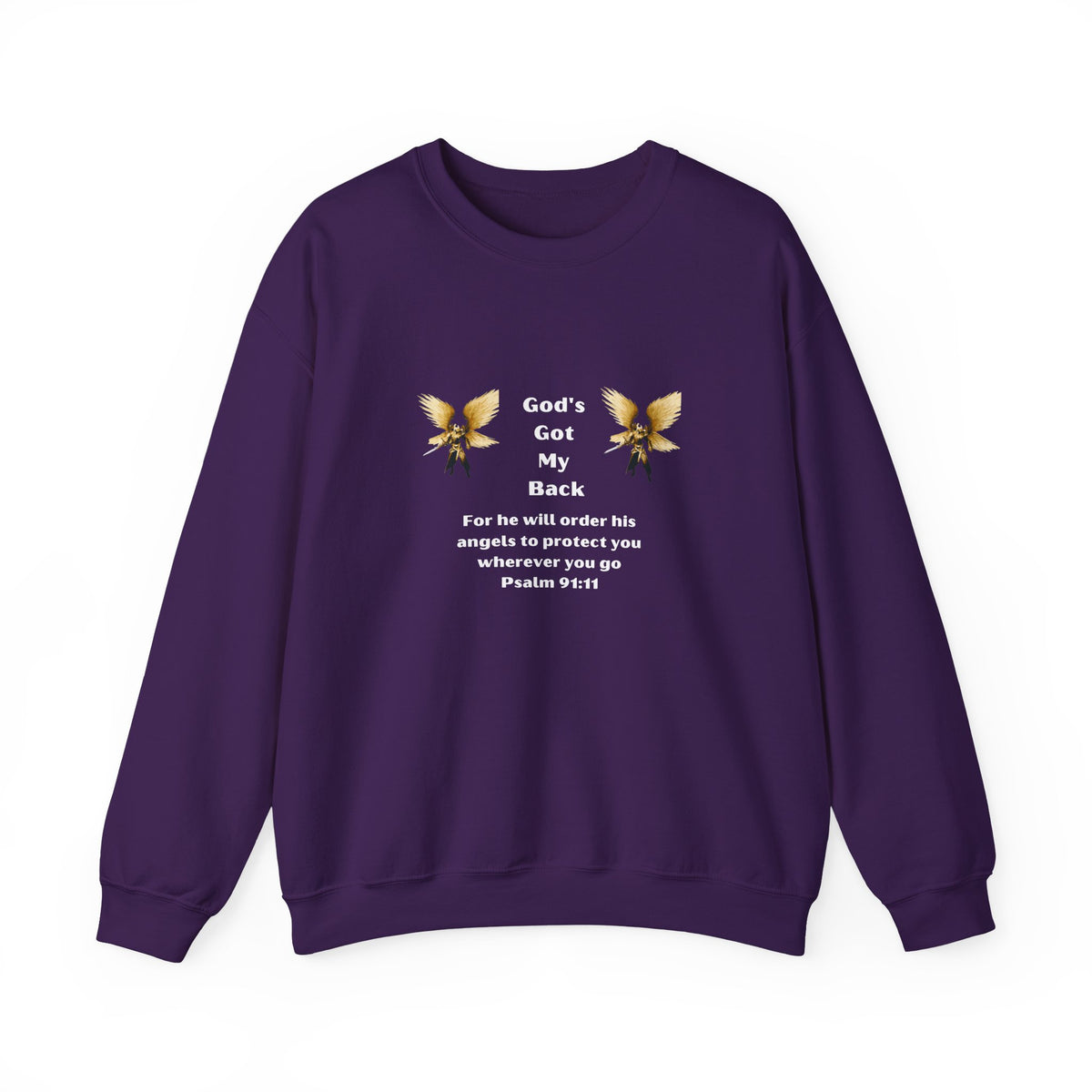 God's Got  My Back Crewneck Sweatshirt