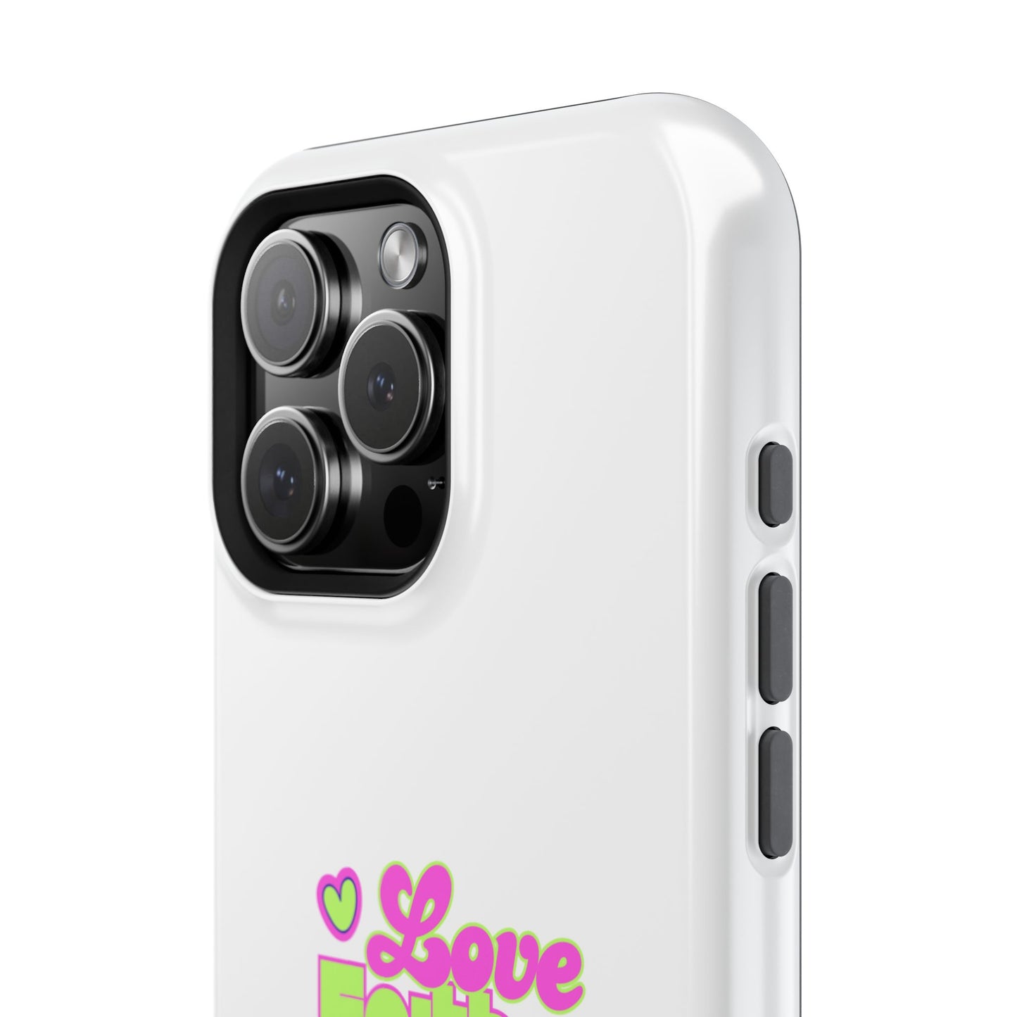 Impact-Resistant Phone Case — "Love Faith Hope" 1 Corinthians 13:13 Christian Protective Cover