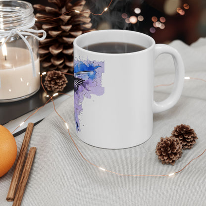 Hummingbird Watercolor Coffee Cup (11oz & 15oz)