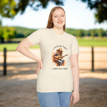Little Bit Hippie Whole Lotta Cowgirl Softstyle T-Shirt