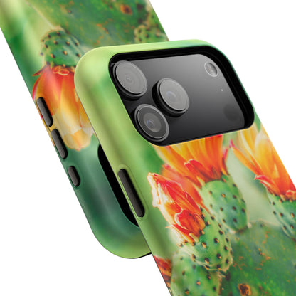 Cactus Bloom Phone Case — Impact-Resistant Floral iPhone Cover