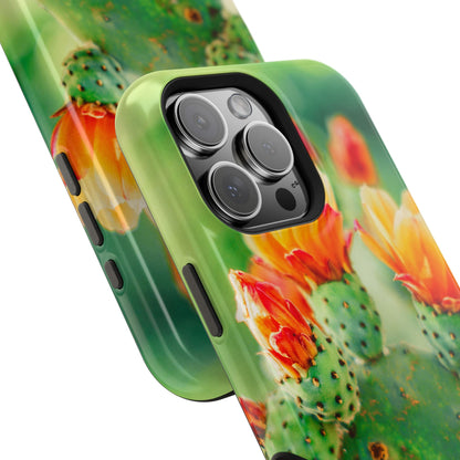 Cactus Bloom Phone Case — Impact-Resistant Floral iPhone Cover
