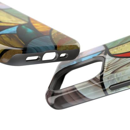 Stained Glass Impact Phone Case — Colorful Mosaic Protective Cover