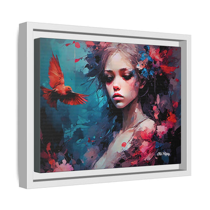 "Where Prayers Become Flight" Framed Canvas Art