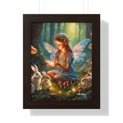 Young Fairy with Rabbits