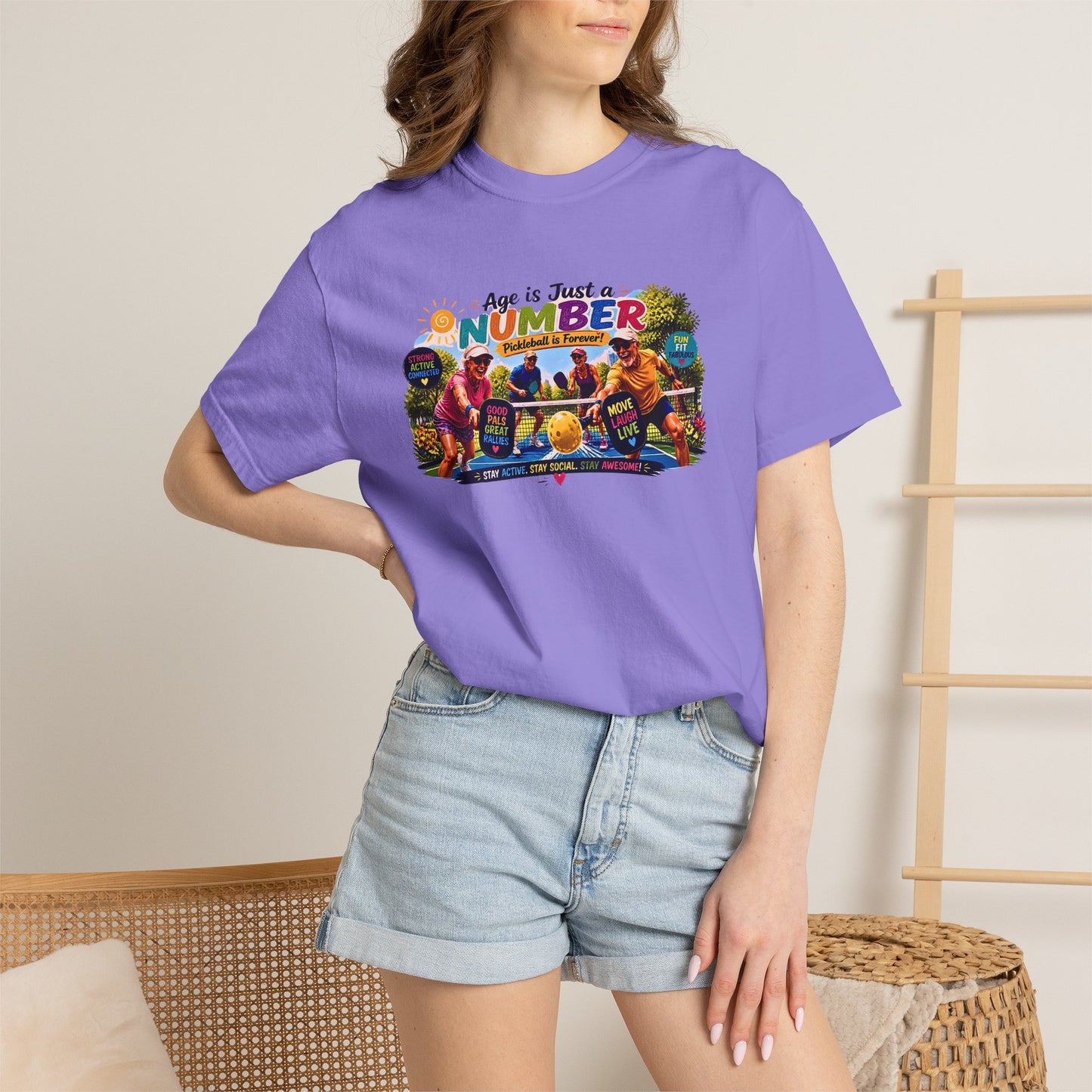 Age Is Just a Number Pickleball Tee Shirt