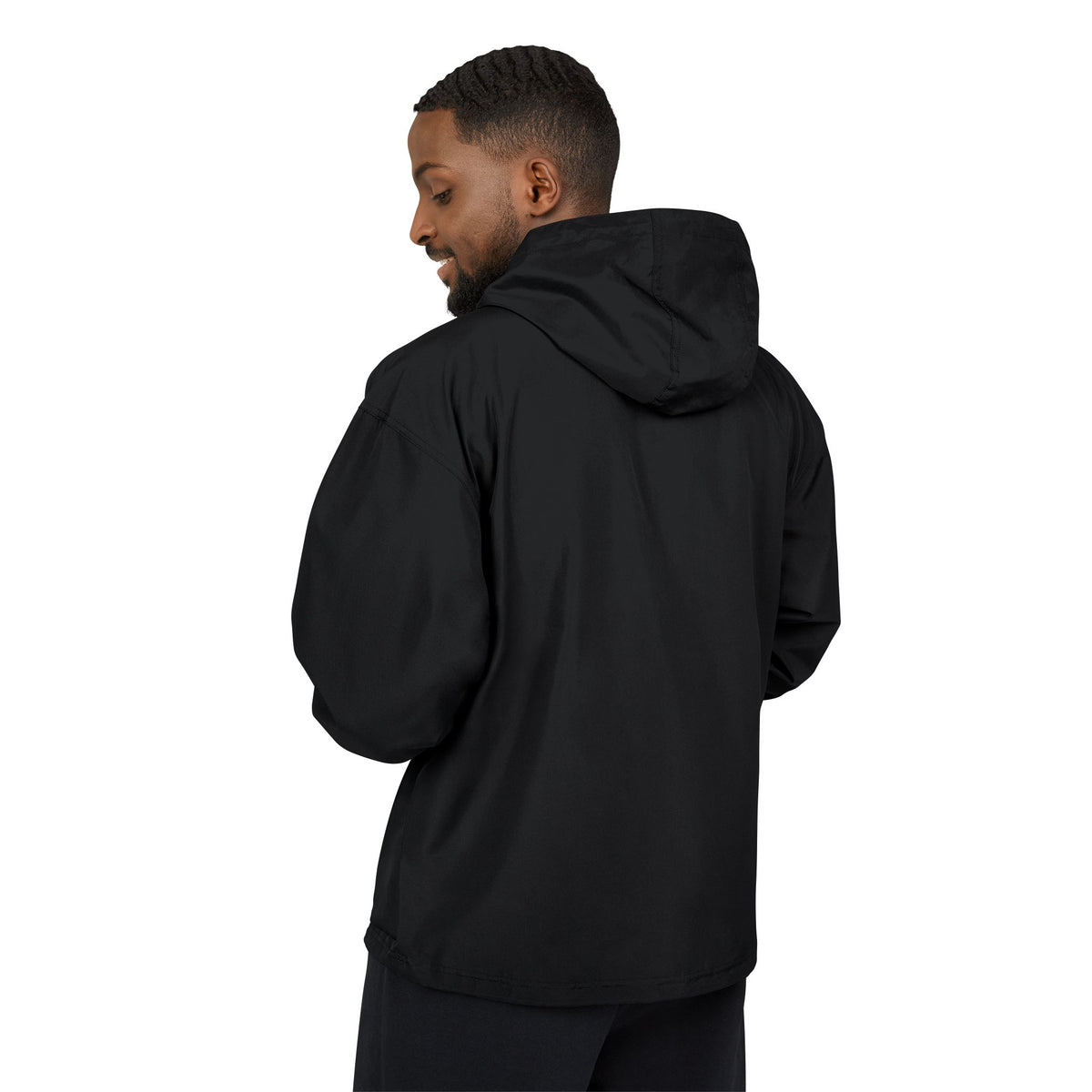 Packable Anorak Jacket — Minimal Reflective "John 3:16" Logo Windbreaker