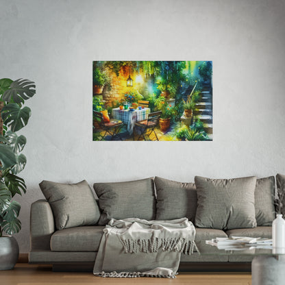 Serene Garden #2 Fine Art by Old Hippy