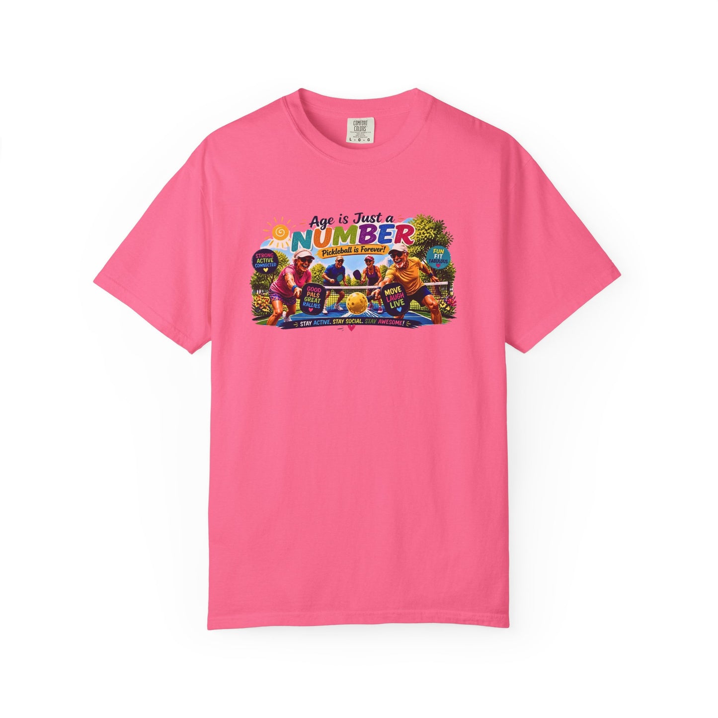 Age Is Just a Number Pickleball Tee Shirt